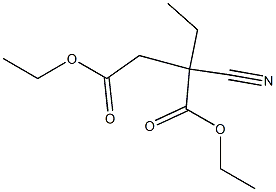 Succinic acid, 2-cyano-2-ethyl-, diethyl ester (6CI)