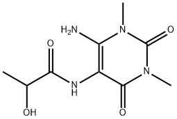 Lactamide,  N-(6-amino-1,2,3,4-tetrahydro-1,3-dimethyl-2,4-dioxo-5-pyrimidinyl)-  (6CI)