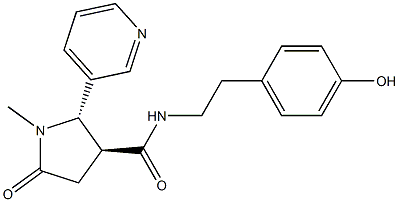 N-(4-hydroxyphenethyl)cotinine carboxamide