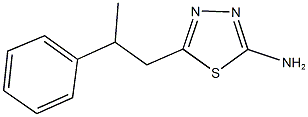 5-(2-phenylpropyl)-1,3,4-thiadiazol-2-amine